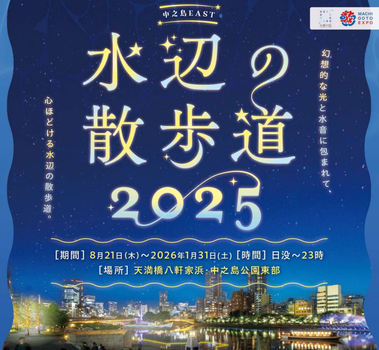中之島公園の東端の剣先部分