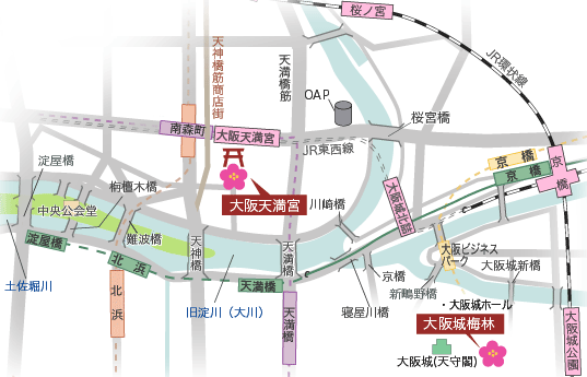 大阪城梅マップ